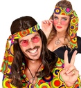 "THE 70s GROOVY STYLE - yellow circles" (bandeau)