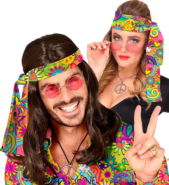 "THE 60s FASHION - peace & love" (bandeau)