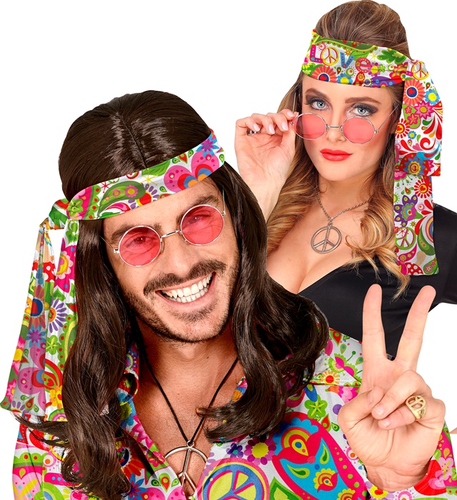 "THE 60s FASHION - peace &  paisley" (bandeau)