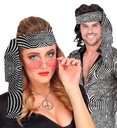 "THE 70s DISCO STYLE - silver waves" (bandeau)