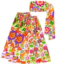 "THE 60s FASHION - peace & paisley" (bandeau et jambière)