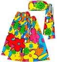 "THE 60s FASHION - flower power" (bandeau et jambière)