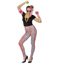 "FILLE DES ANNEES 80" (T-shirt, legging, colliers)
