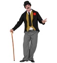 "CHARLIE" (redingote avec broche fleur, fausse chemise avec gilet, pantalon, cravate)