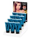 "TUBES CREME SCINTILLANTE - BLEU" présentoir - 25 ml