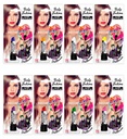 "ROUGE A LEVRES" - 6 ml- 8 couleurs ass.: rouge, orange, jaune, vert, bleu, violet, rose, blanc
