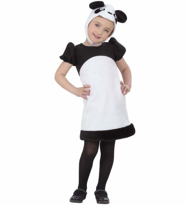 "PANDA" (robe, coiffe)