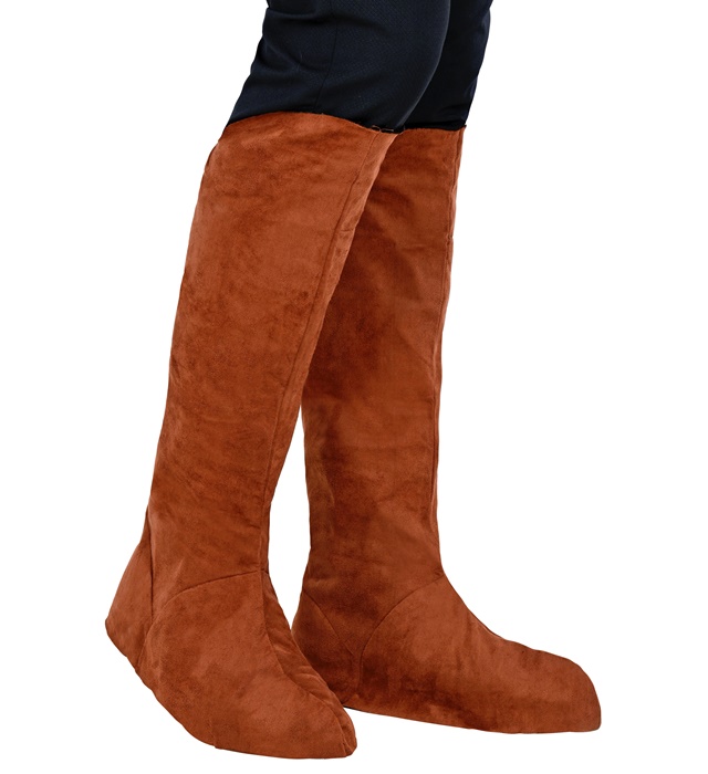 [20956] paire de "COUVRE-BOTTES IMITATION DAIM"