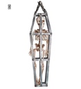 "SQUELETTE EN CAGE" 50 cm