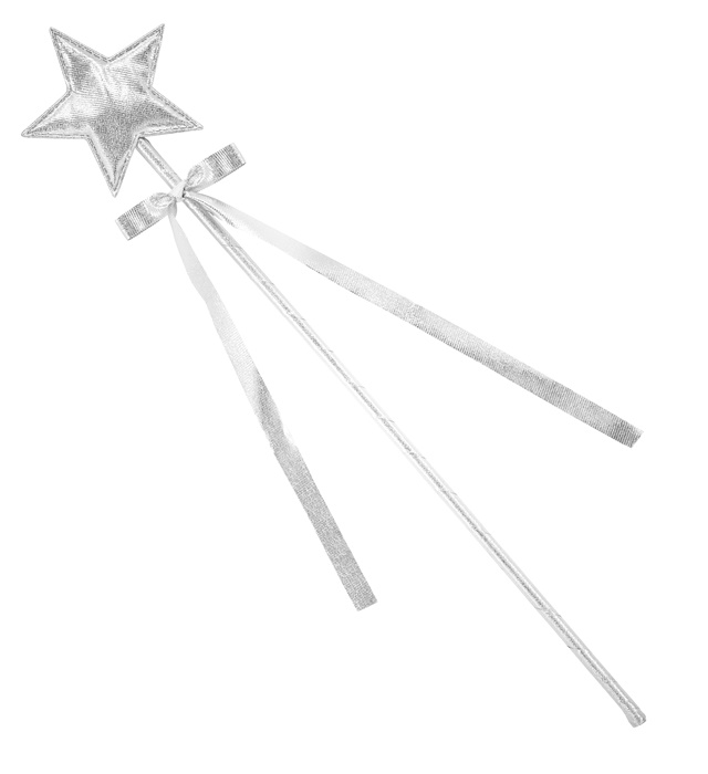 [21078] "BAGUETTE DE FEE ARGENT" 39,5 cm