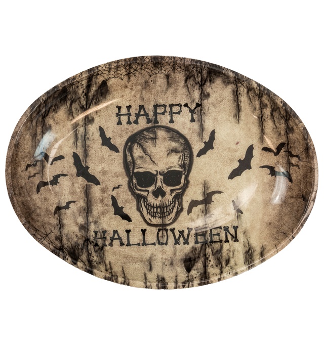 "BOULE CRANE HAPPY HALLOWEEN" 40 x 30,5 cm