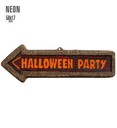 "PANNEAU HALLOWEEN PARTY 3D FLUORESCENT" 56x17 cm