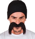"SET PRISONNIER / MOTARD (casquette, moustache)"