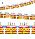"GUIRLANDES GATEAU D'ANNIVERSAIRE"3 m