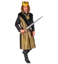 "ROI MEDIEVAL" (manteau avec gilet et collier avec médaillon, ceinture)