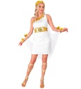 "DEESSE GRECQUE" (robe avec ceinture et cape avec manchettes, couronne de laurier)