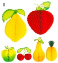 "GUIRLANDE DECOR FRUITS EXOTIQUES GRANDE" 52 cm - en 6 modèles assorties