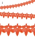 "GUIRLANDE FEUILLE" 3 m - en polyester - à utiliser à l'extérieur aussi