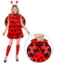 "COCCINELLE"  (robe, jambières, ailes, antennes)