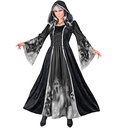 "AMES HURLANTES" (robe avec capuche)