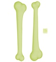 Set de "2 OS MARACAS PHOSPHORESCENT" 23 cm