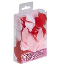 "BOÎTE DE 150 PETALES ASS. ROUGES, ROSES ET BLANCS