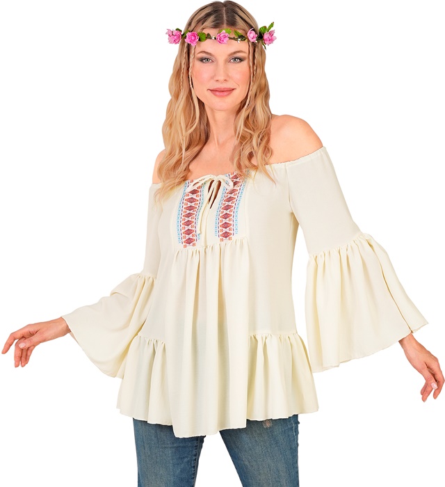 "CHEMISE HIPPIE/PAYSANNE"
