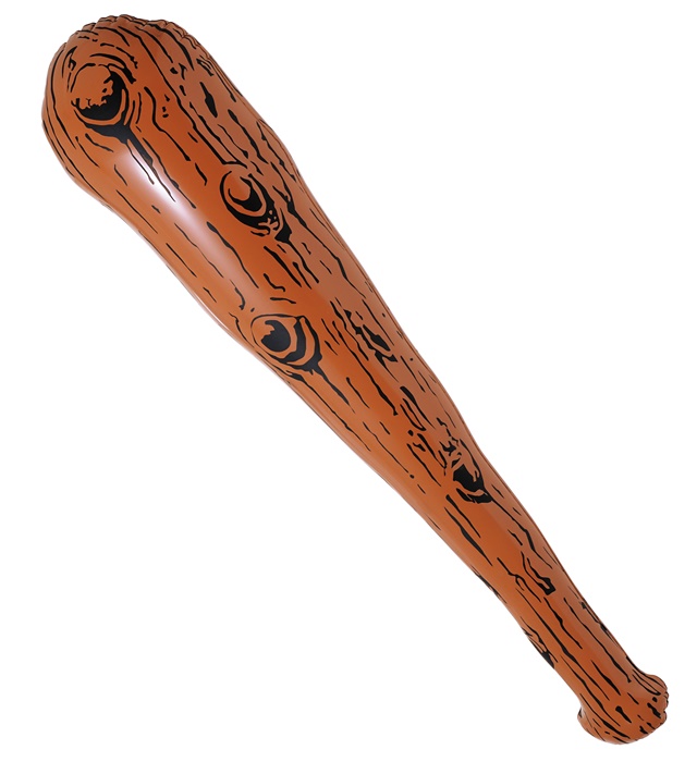 [2389M] "MASSUE GONFLABLE HOMME PRIMITIF" 90 cm