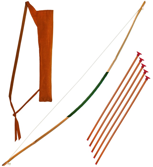 [23935] "SET ARCHER" 100 cm (arc, carquois, flèches)