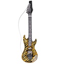 "GUITARE GONFLABLE MOTIF ANIMALIER" avec bandoulière - 105 cm