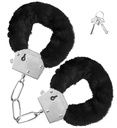 "MENOTTES FOURRURE" noires