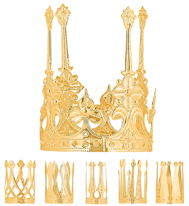 "COURONNE ALUMINIUM" 6 styles ass.