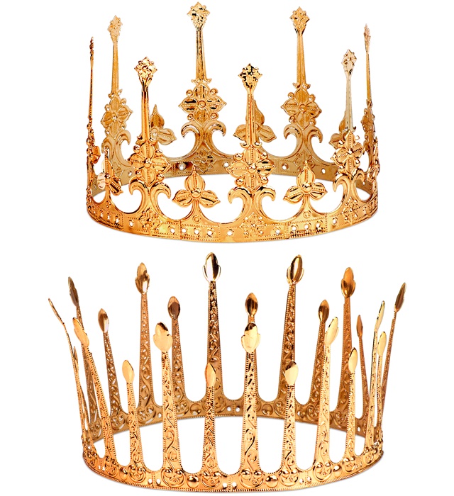 "COURONNE DE LUXE ALUMINIUM" 2 styles ass.