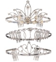 "DIADEME STRASS" 3 styles ass.