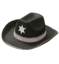 "CHAPEAU DE SHERIFF" noir