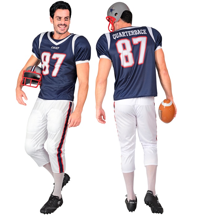 "JOUEUR FOOTBALL AMERICAIN" (t-shirt rembourré, pantalon rembourré)