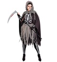 "LE FAUCHEUR" (robe, collants et gants, cape avec capuche, chaîne)