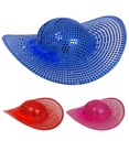 "CHAPEAU DE FEMME A PAILLETTES" 3 couleurs ass.