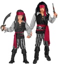 "PIRATE" (chemise avec gilet, pantalon,ceinture, bandeau, couvre chaussures)
