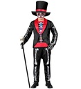 "JOUR DES MORTS" (queue de pie avec chemise, pantalon, chapeau, masque)
