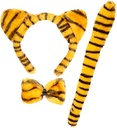 Set de "TIGRESSE" oreilles, noeud papillon, queue