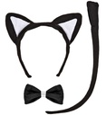 Set de "CHAT" oreilles, noeud papillon, queue