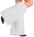 "JAMBIERES PELUCHE BLANCHES"