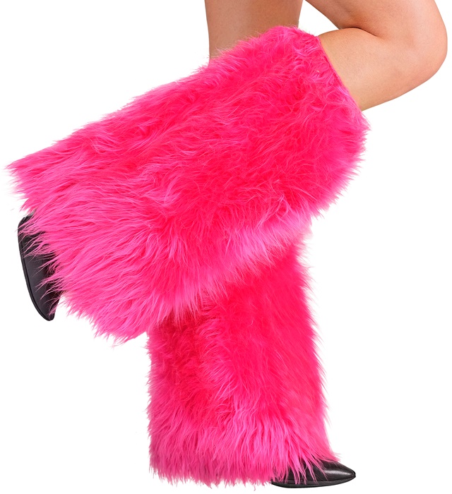 [26133] "JAMBIERES PELUCHE ROSES FLUO"