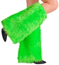 "JAMBIERES PELUCHE VERT FLUO"