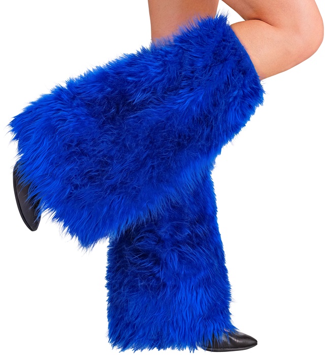 "JAMBIERES PELUCHE BLEU ROYAL"