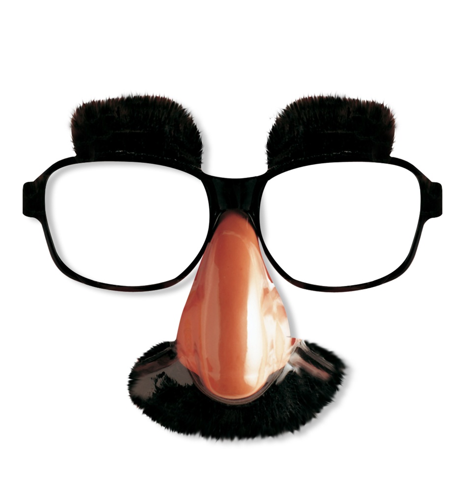 [2707B] "LUNETTES AVEC NEZ, MOUSTACHE ET SOURCILS"