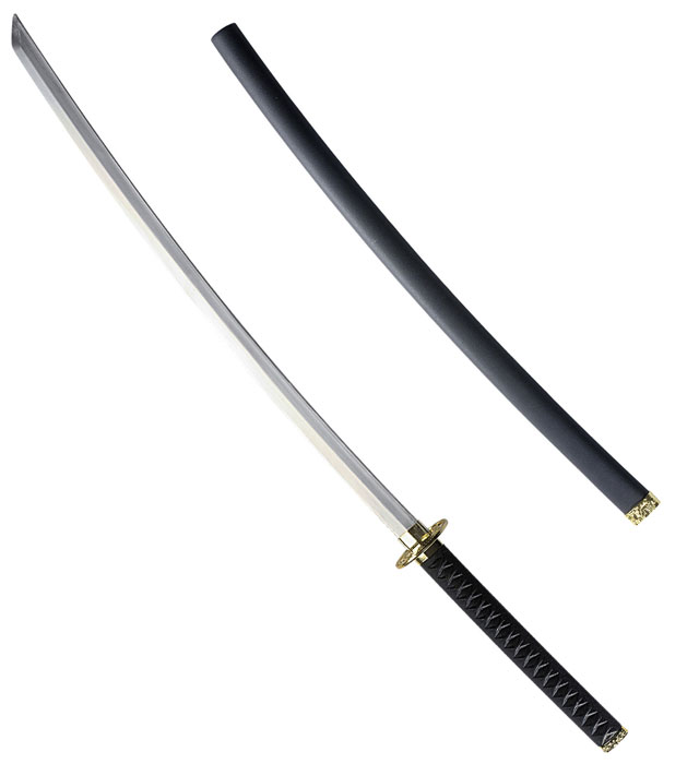 [2729K] "KATANAS METALLIQUE AVEC FOURREAU"107 cm