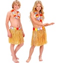 "JUPE HULA HAWAIENNE AVEC CEINTURE A FLEURS" 40 cm pour enfant