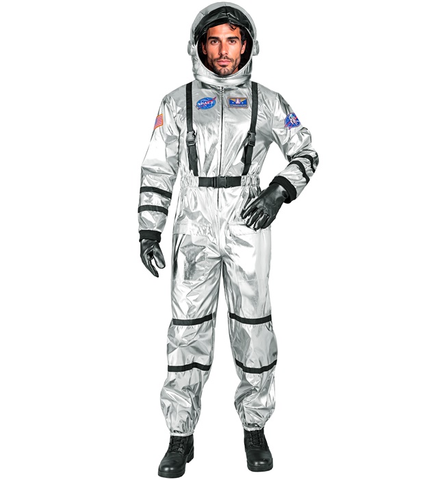 "ASTRONAUTE ARGENT" (combinaison, casque)